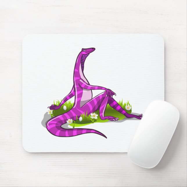 Mousepad Iguanodon Mostrando Sua Beleza Natural. (Com mouse)