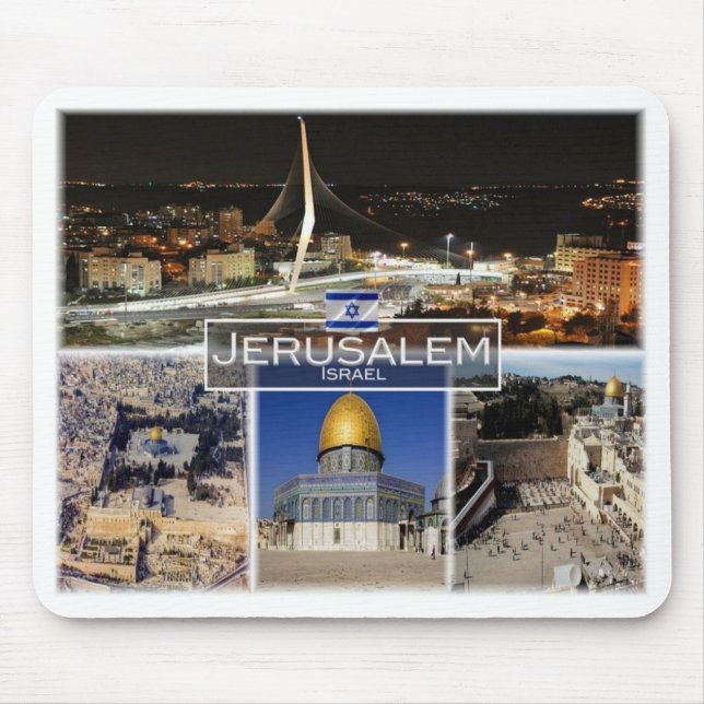Mousepad IL Israel - Jerusalém - (Frente)