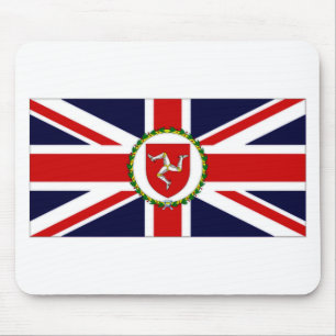 Mousepad Ilha da bandeira do tenente governador do homem