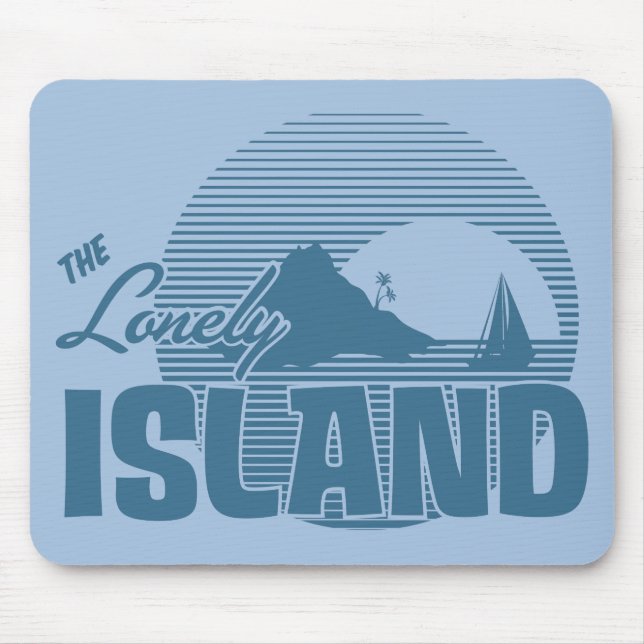 Mousepad Ilha de Dookie - azul (Frente)