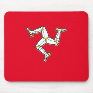 Mousepad Ilha De Man Manx Flag 3 Pernas De Man Triskelion