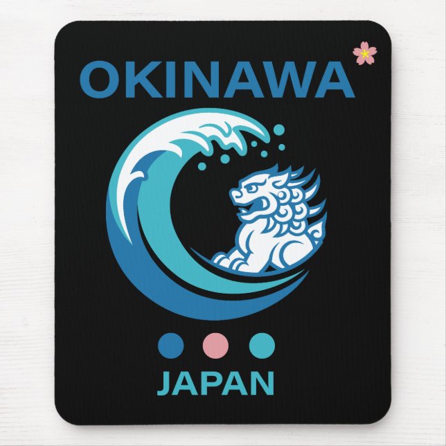 Mousepad Ilha de Okinawa Japão (Frente)