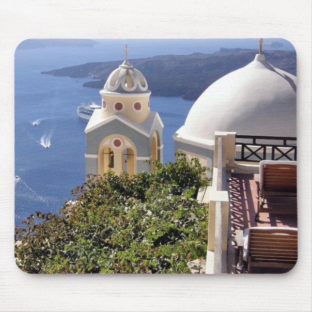 Mousepad Ilha de Santorini (Frente)
