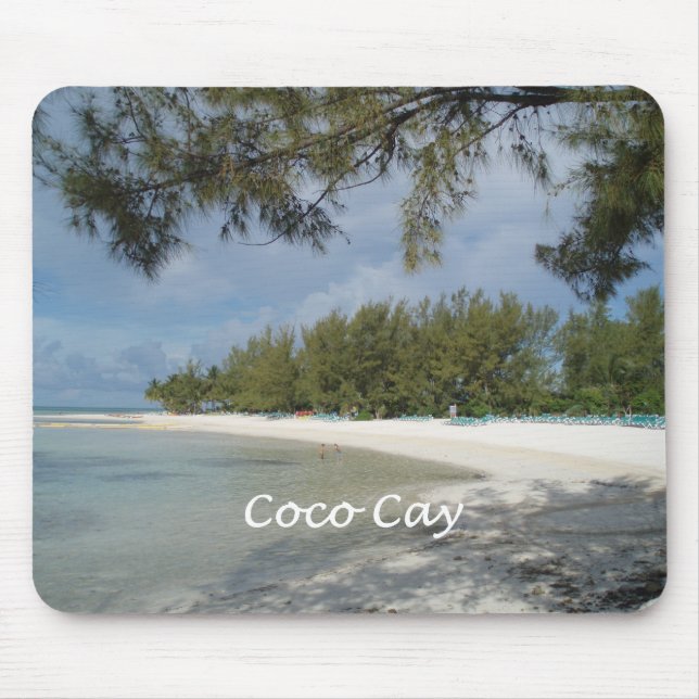 Mousepad Ilha do Cay dos Cocos, Bahamas (Frente)