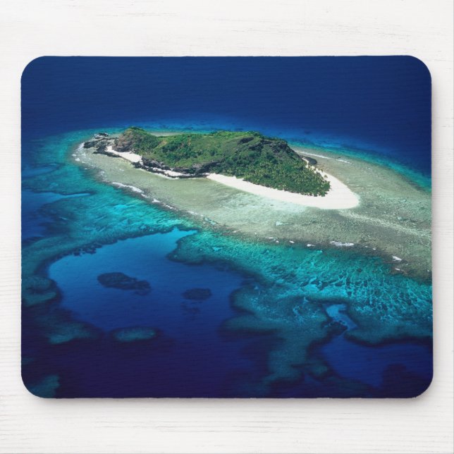 Mousepad Ilha Eori, Ilhas Mamanuca, Fiji - aérea (Frente)