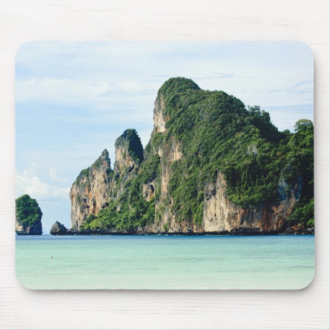 Mousepad Ilha Ko Phi Phi no Mar de Andamão, Krabi (Frente)