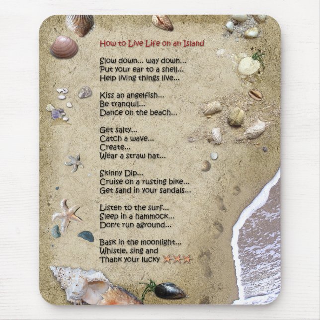 Mousepad Ilha Life (Frente)