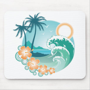 Mousepad Ilha Tropical