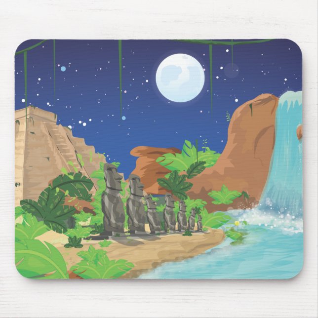 Mousepad Ilha Tropical (Frente)