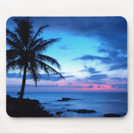 Mousepad Ilha Tropical Beach Ocean Blue Sunset Photo