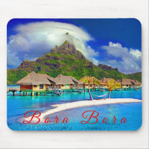 Mousepad Ilha tropical de Bora Bora