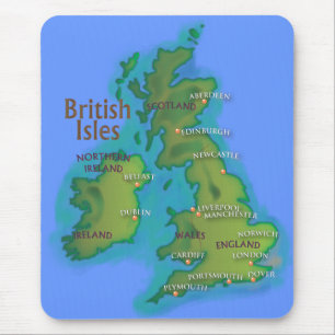 Mousepad Ilhas Britânicas