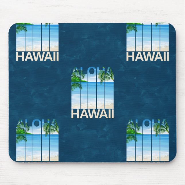 Mousepad Ilhas de Verão Aloha Hawaii (Frente)