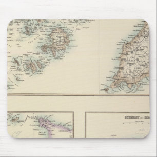 Mousepad Ilhas do Canal, Ilhas Scilly e Ilha de Man