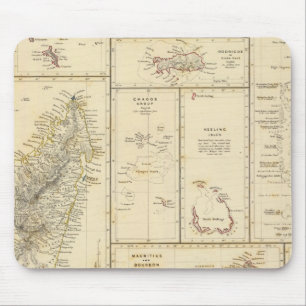 Mousepad Ilhas do Oceano Índico