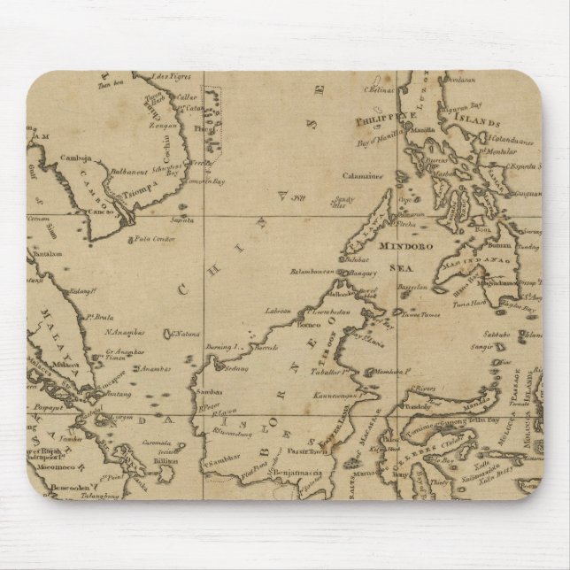 Mousepad Ilhas East India 2 (Frente)