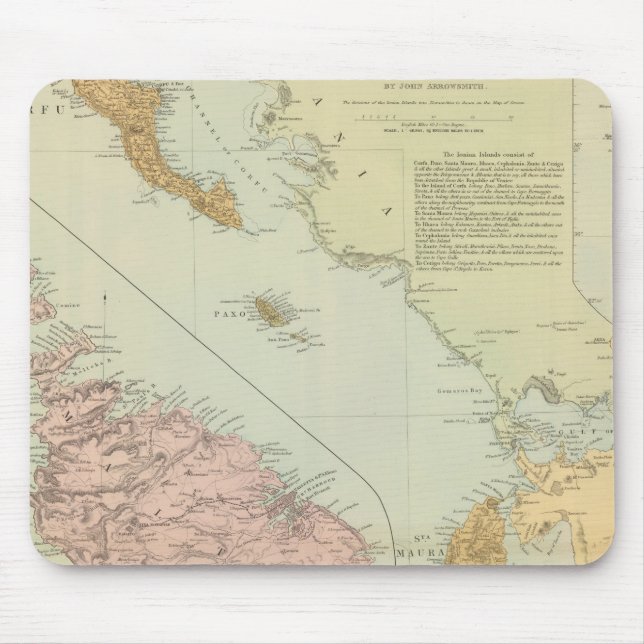 Mousepad Ilhas Jónicas, Malta (Frente)