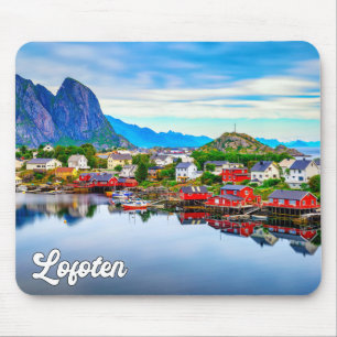 Mousepad Ilhas Lofoten, de tirar o sol, Noruega