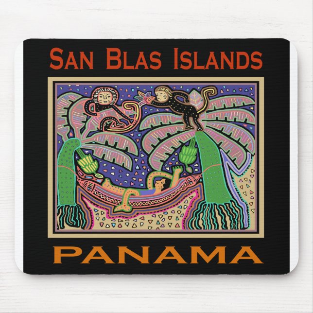 Mousepad Ilhas San Blas Panamá Mola (Frente)