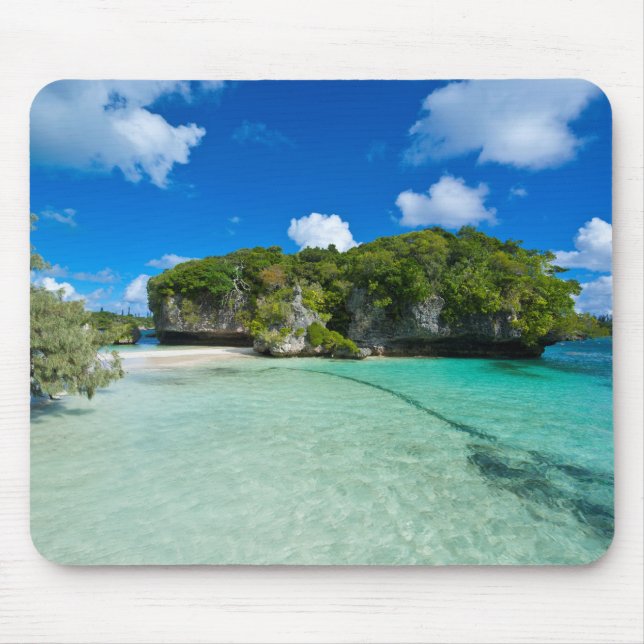 Mousepad Ilhéu Rochoso na Praia (Frente)