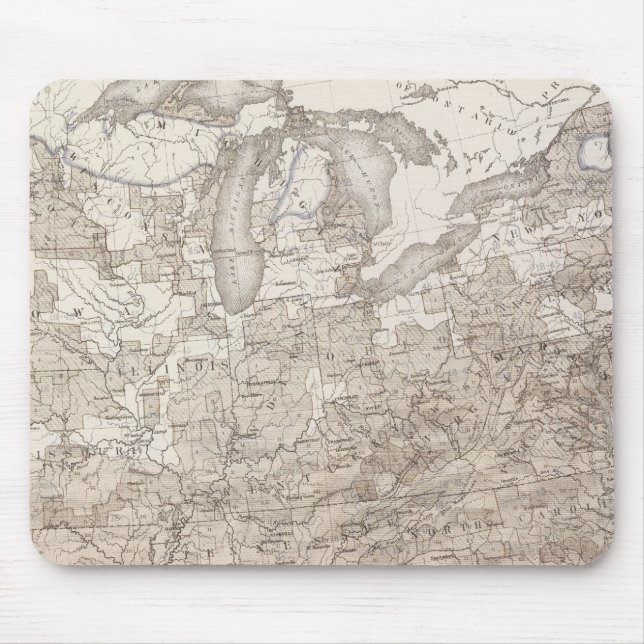 Mousepad Iliteracia masculina branca (Frente)