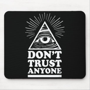 Mousepad Illuminati Não Confie Em Ninguém Olho Da Providênc