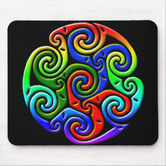 Mousepad Iluminação celta - redemoinho III da trindade