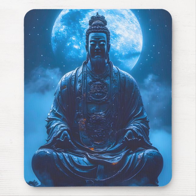 Mousepad Iluminação em Azul (Frente)