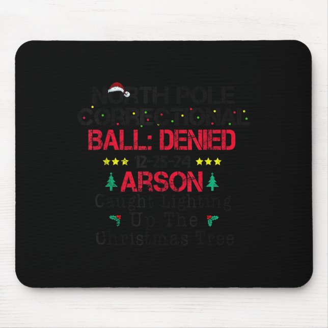 Mousepad Iluminando a Árvore de Natal North Le Correção (Frente)
