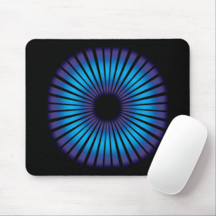 Mousepad Ilusões Óticas Neon A Preto
