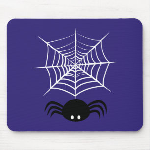 Mousepad Ilustração Assustadora de Aranha de Halloween