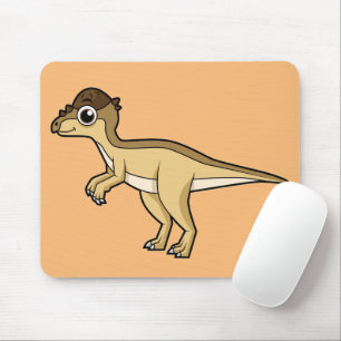 Mousepad Ilustração Bela De Um Dinossauro Paquicefalossauro