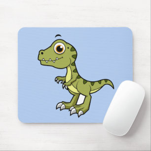 Mousepad Ilustração Bela De Um Tiranossauro Rex.