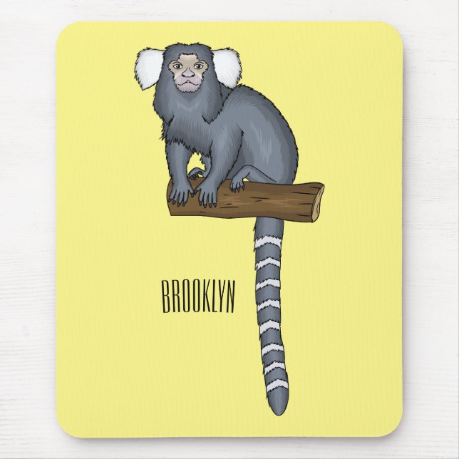 Mousepad Ilustração comum de desenho animado (Frente)