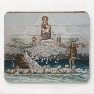 Mousepad Ilustração da comédia divina" 2 de Dante "
