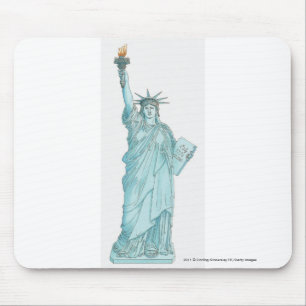 Mousepad Ilustração da estátua da liberdade