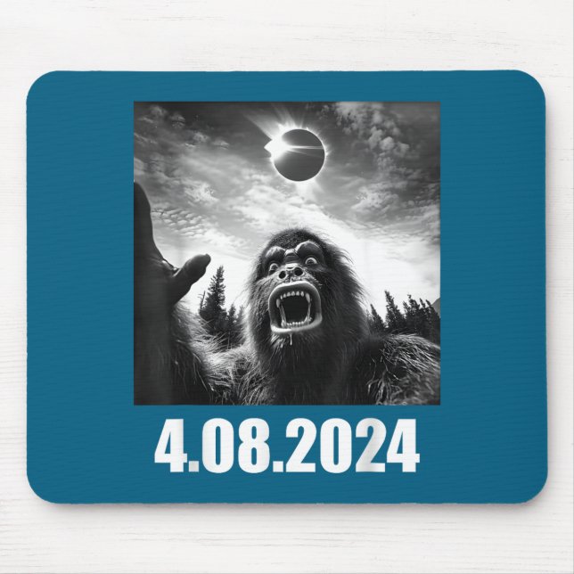 Mousepad Ilustração da Totalidade do Eclipse Solar Total do (Frente)