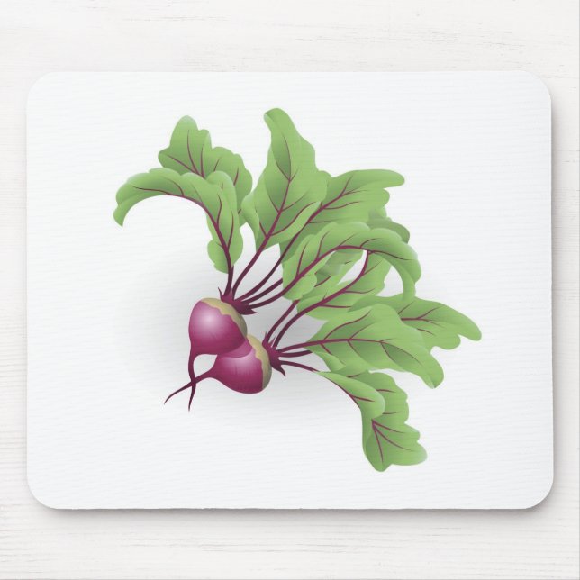 Mousepad Ilustração das beterrabas (Frente)