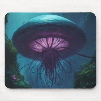 Mousepad Ilustração de águas-vivas