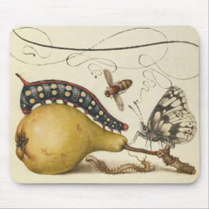 Mousepad Ilustração de Arte da Lagarta da Borboleta de Ab