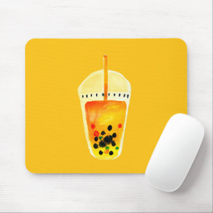 Mousepad Ilustração de arte do chá Boba Bubble