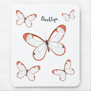 Mousepad Ilustração de desenho animado da borboleta