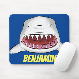 Mousepad ilustração de desenho animado da média de tubar