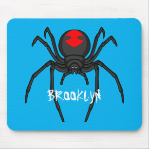 Mousepad Ilustração de desenho animado da viúva negra as