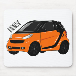 Mousepad Ilustração de desenho animado de microcarro