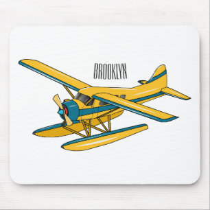Mousepad Ilustração de desenho animado de Seaplane
