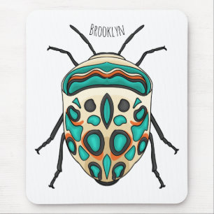 Mousepad ilustração de desenho animado do inseto de Picasso