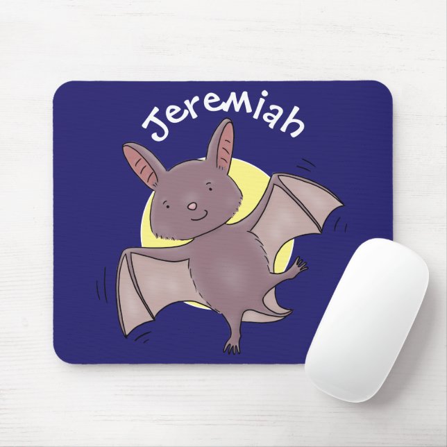 Mousepad Ilustração de desenho animado voador de filhotes (Com mouse)