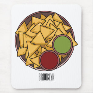 Mousepad Ilustração de desenho de Nachos