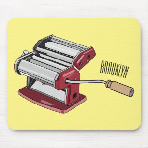 Mousepad Ilustração de desenho do fabricante de massas